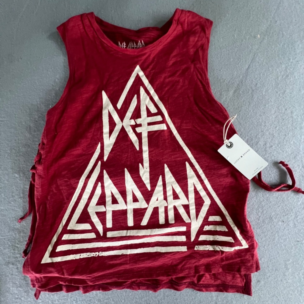 Lucky Brand Def Leppard NWT shirt